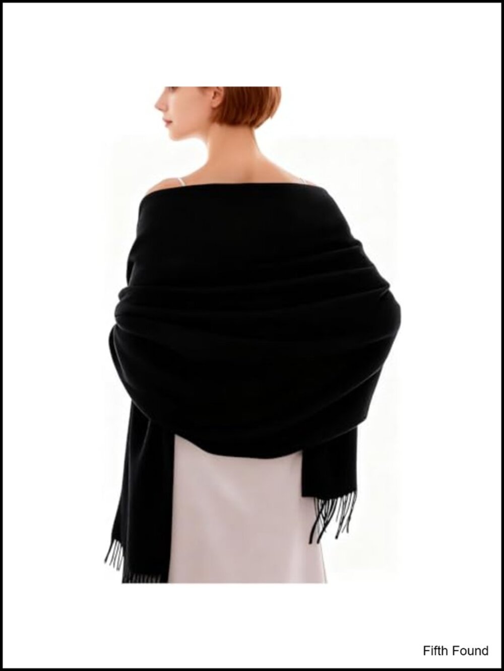 Cashmere Feel Soft Winter Scarf Unisex Warm Solid Wrap